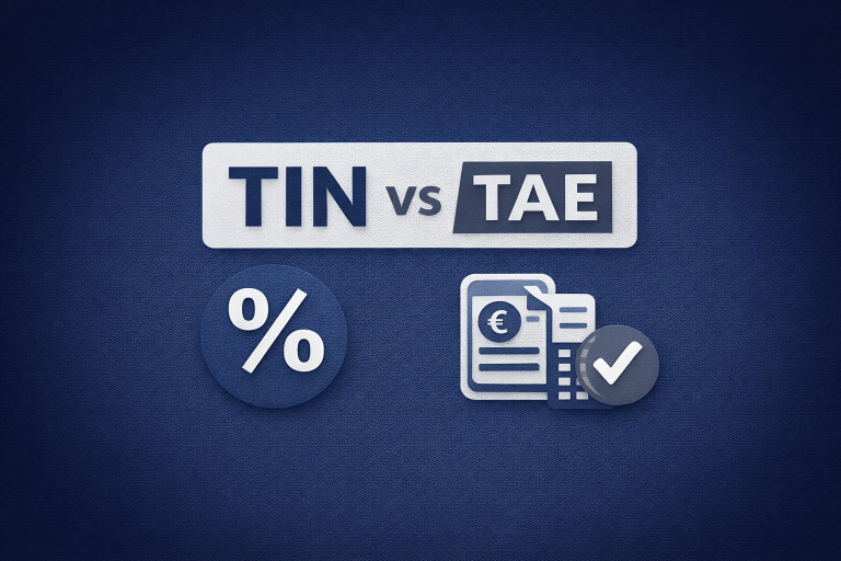 TIN y TAE en una hipoteca